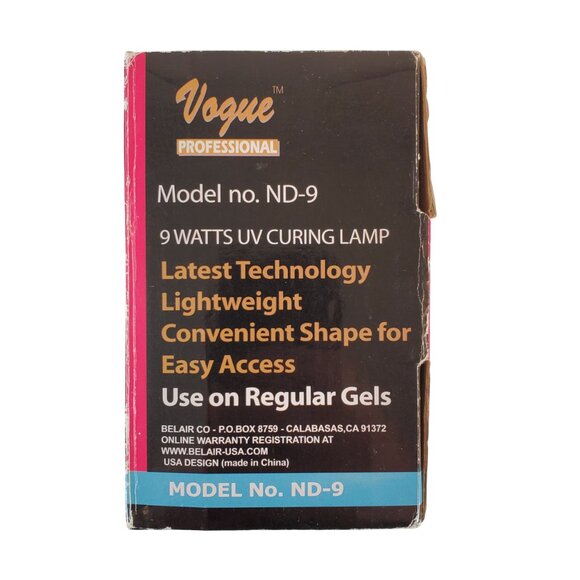 Vogue Professional UV Nail Drying Curing Lamp - Picture 9 of 9